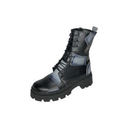 Дамски кубинки в черно и сиво