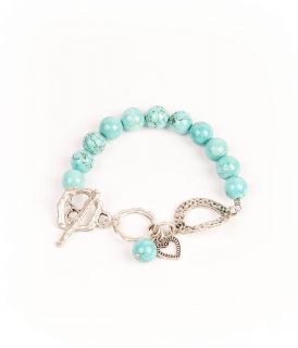 Ръчно изработена гривна от тюркоаз