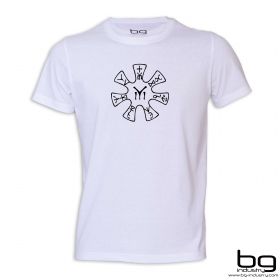 Ежедневна мъжка бяла тениска - РОЗЕТА ОТ ПЛИСКА