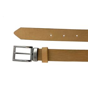 Мъжки колан от естествена натурална телешка кожа